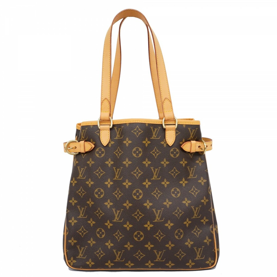 LOUIS VUITTON - 【4td3235】ルイヴィトン トートバッグ モノグラム バティニョールヴェルティカル M51153 ブラウン【中古】レディース