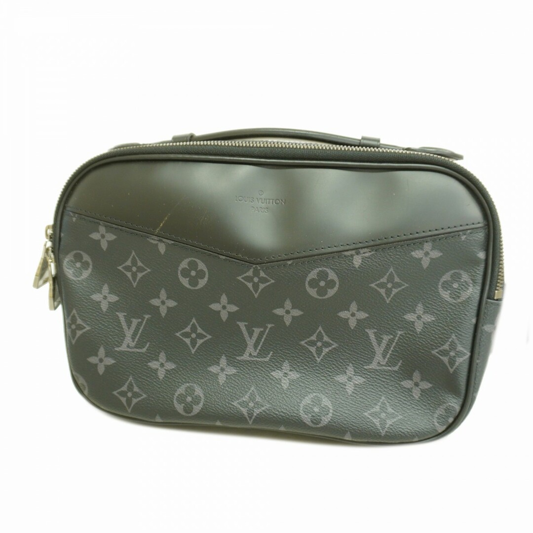 LOUIS VUITTON - 【4td3527】ルイヴィトン ショルダーバッグ モノグラム・エクリプス バムバッグ M42906 ブラック【中古】メンズ