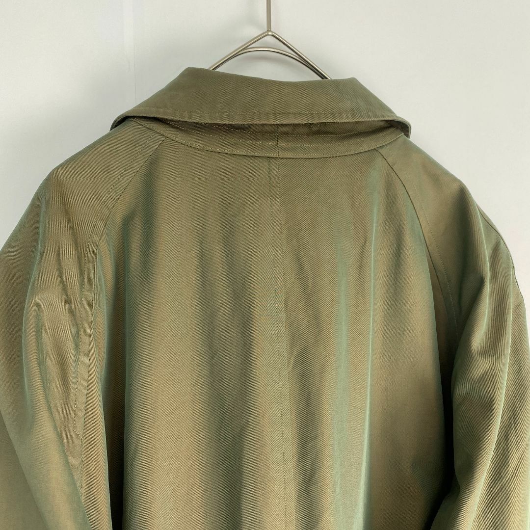 BURBERRY(バーバリー)のバーバリープローサム　ステンカラーコート　玉虫色　90ｓ　ノバチェック　希少　 メンズのジャケット/アウター(ステンカラーコート)の商品写真