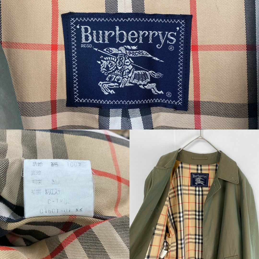 バーバリーズ 90s BURBERRY ステンカラーコート 嗅げ ノバ バーバリーズ 90s BURBERRY ステンカラーコート 嗅げ ノバ