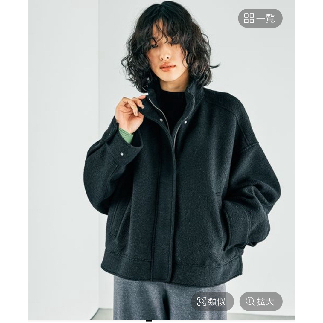 LEPSIM - LEPSIM スライバービッグブルゾン 即完売 ブラック LEPSIM - LEPSIM スライバービッグブルゾン 即完売 ブラック