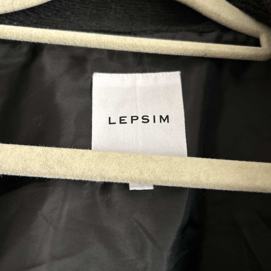 LEPSIM - LEPSIM スライバービッグブルゾン 即完売 ブラック LEPSIM - LEPSIM スライバービッグブルゾン 即完売 ブラック