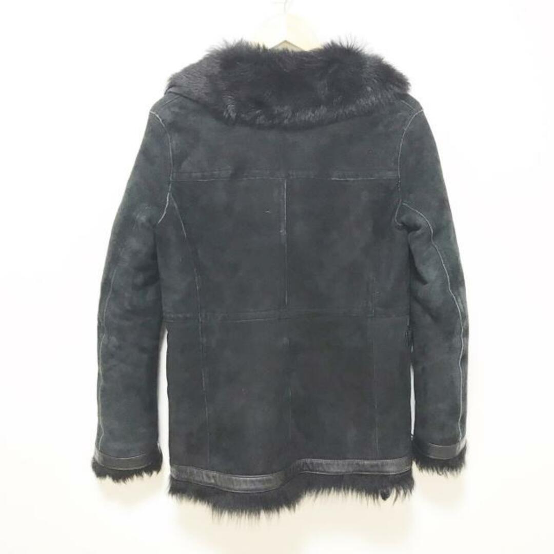 ダナキャラン DKNY サイズ4 XL 黒 レディース 羊革/冬物 コート ダナキャラン DKNY サイズ4 XL 黒 レディース 羊革/冬物 コート