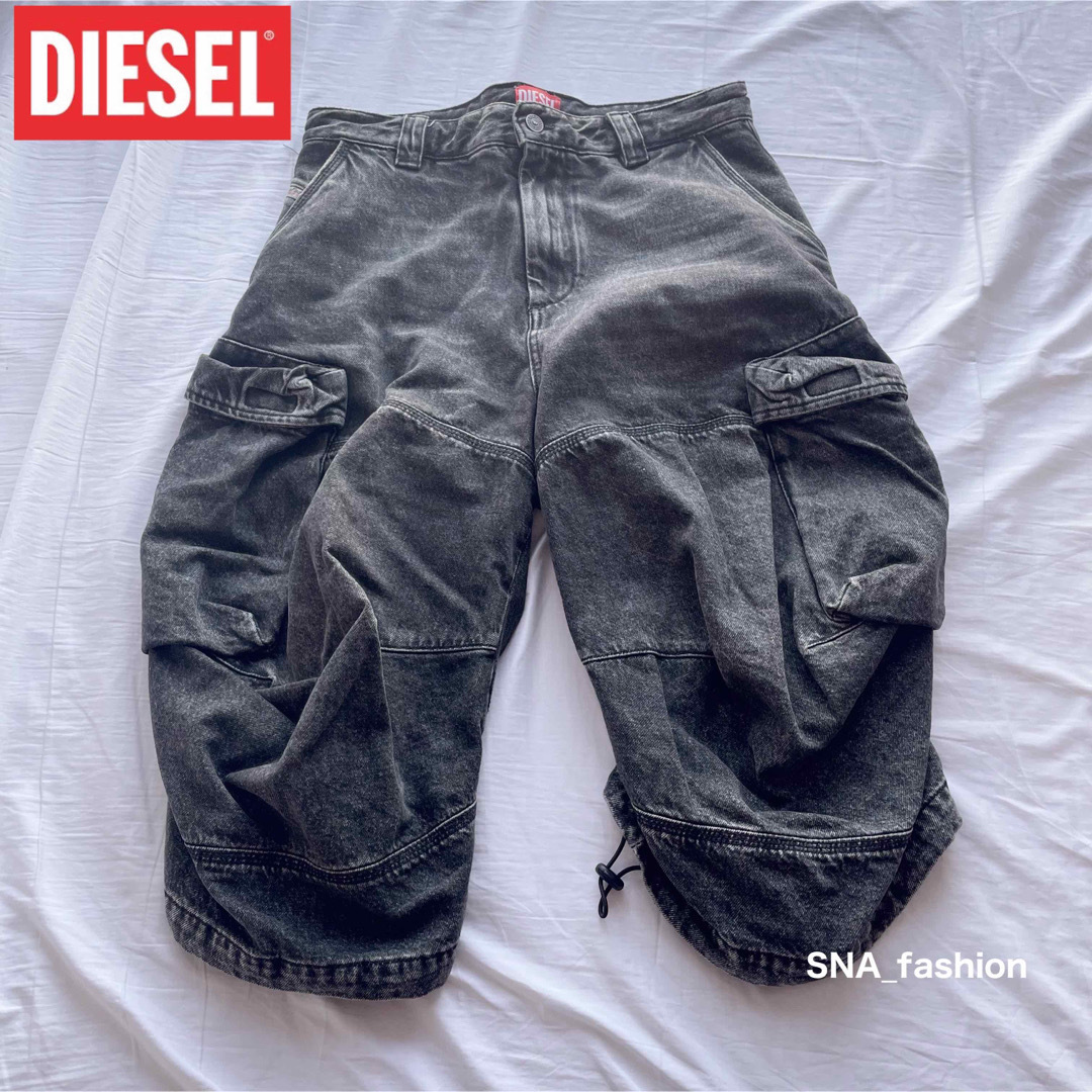 DIESEL - 穴あき DIESEL DIESEL ハーフカーゴ D-ARNE-SHORT-Sの DIESEL - 穴あき DIESEL DIESEL ハーフカーゴ D-ARNE-SHORT-Sの