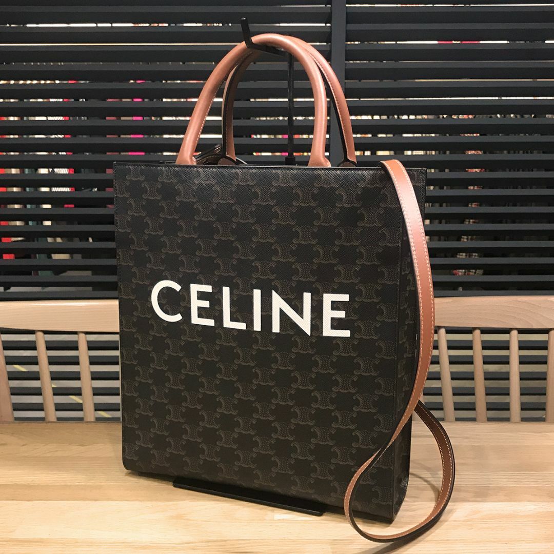 CELINE - 新品未使用 セリーヌ 現行 スモール バーティカルカバ トリオンフ 2WAY