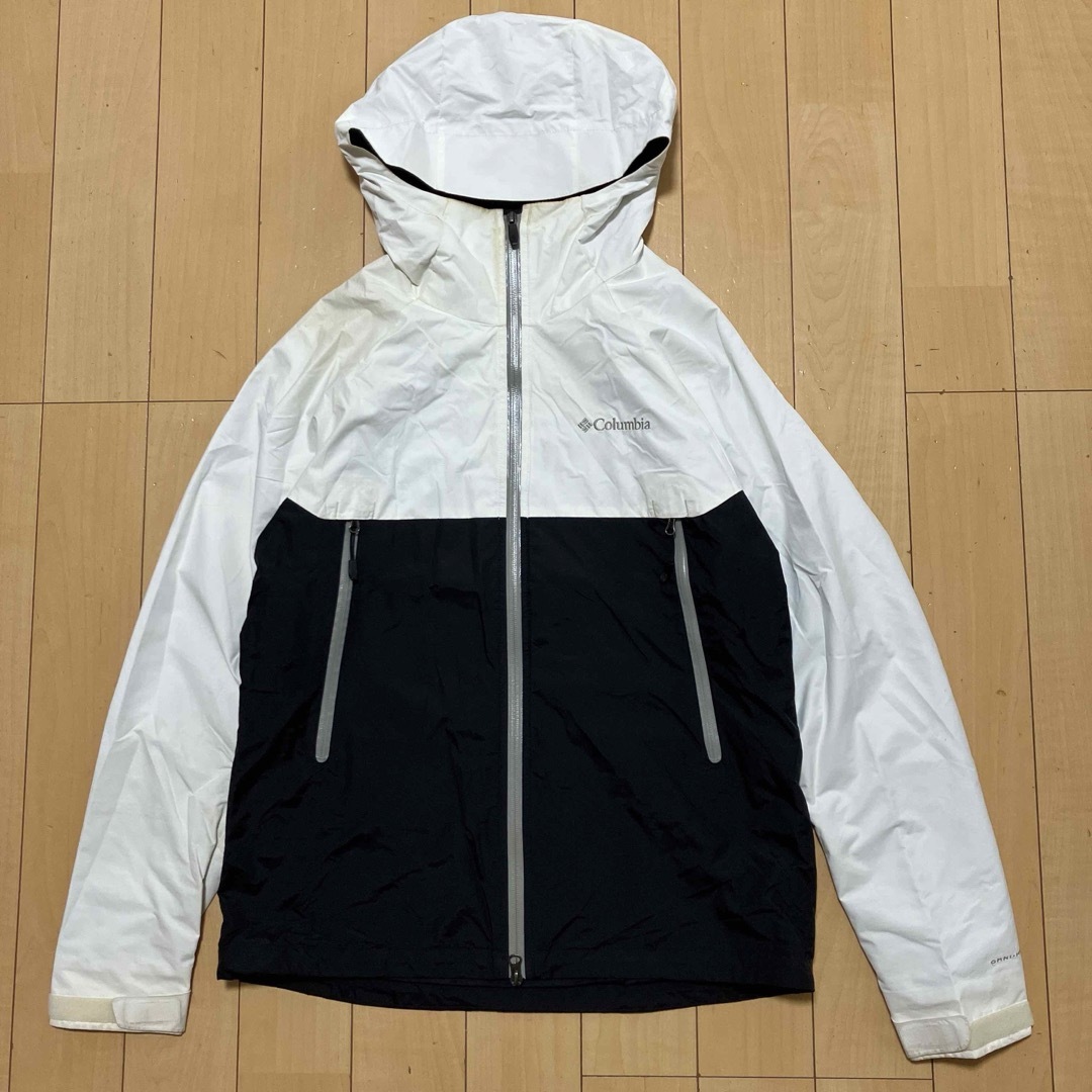 Columbia - Columbia コロンビア マウンテンパーカー 白 黒 M Columbia - Columbia コロンビア マウンテンパーカー 白 黒 M