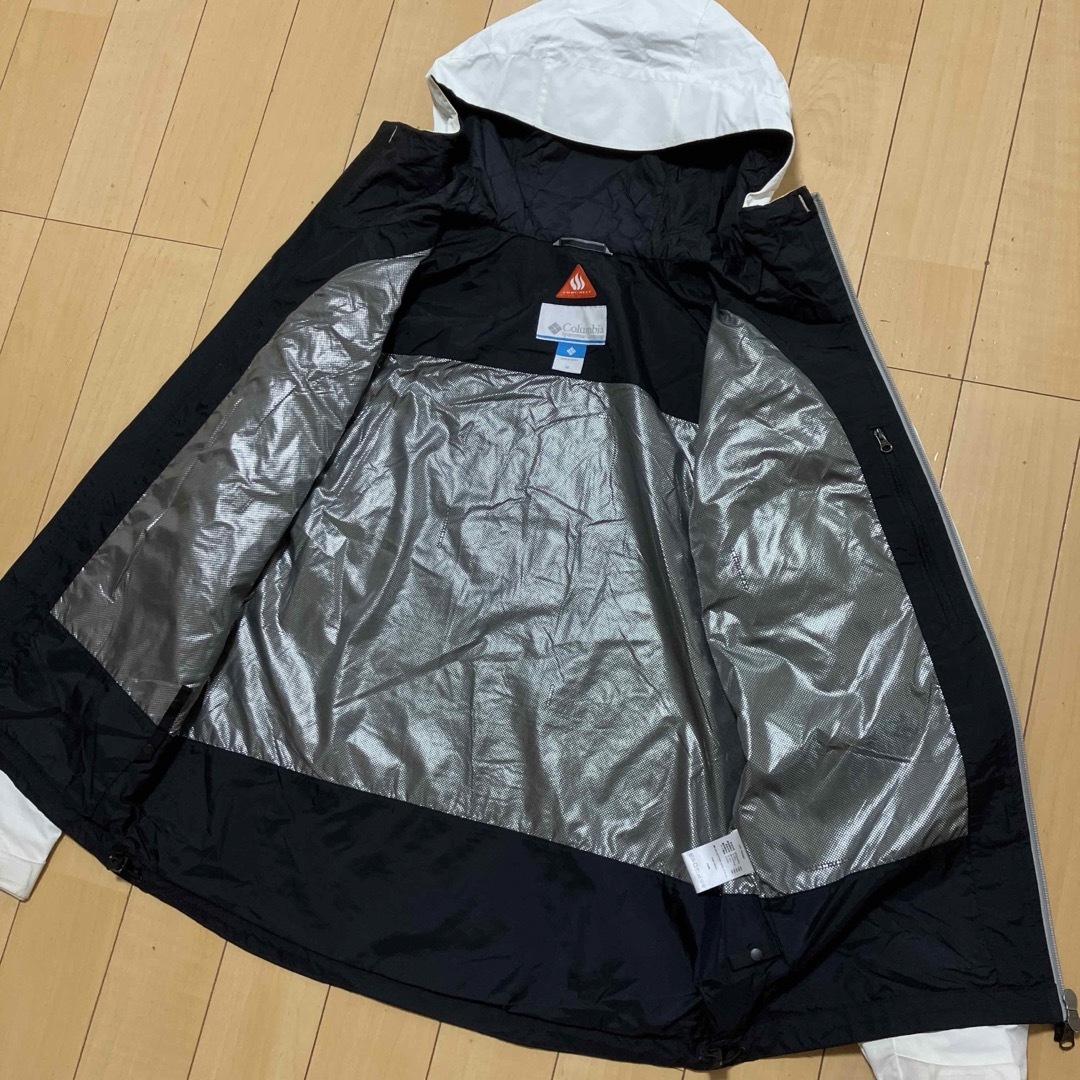 Columbia - Columbia コロンビア マウンテンパーカー 白 黒 M Columbia - Columbia コロンビア マウンテンパーカー 白 黒 M