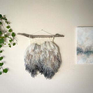 イデー(IDEE)の【一点もの】流木 ウィービング タペストリー 『冬の森。』(その他)