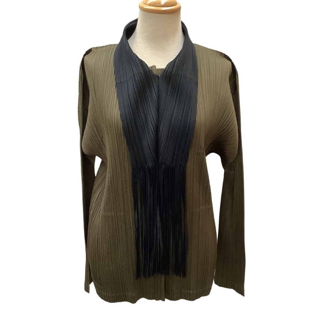 ♪♪ISSEY MIYAKE イッセイミヤケ PLEATS PLEASE 襟フリンジ ♪♪ISSEY MIYAKE イッセイミヤケ PLEATS PLEASE 襟フリンジ
