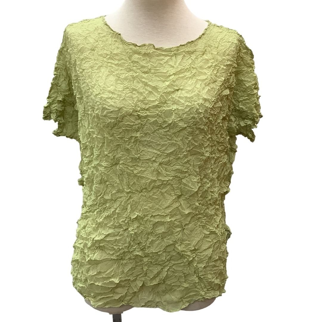 ♪♪ISSEY MIYAKE イッセイミヤケ カットソー シワ加工 シフォン ♪♪ISSEY MIYAKE イッセイミヤケ カットソー シワ加工 シフォン