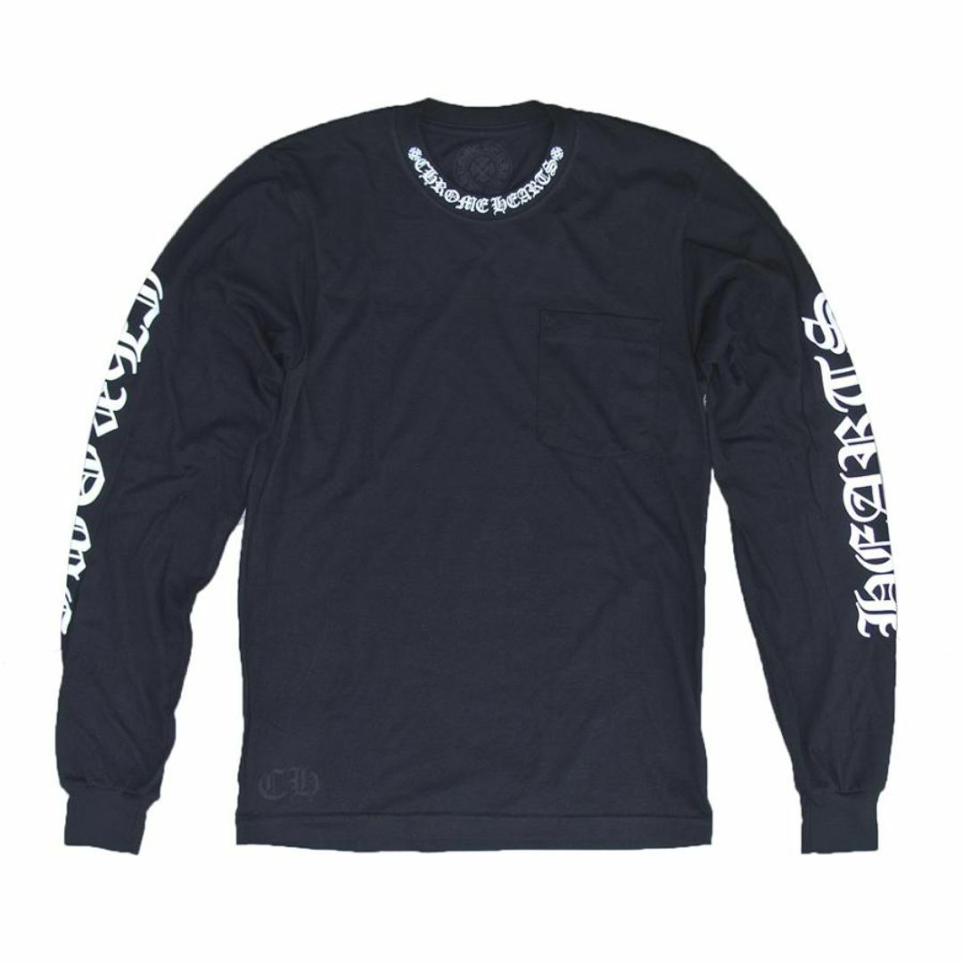 Chrome Hearts - クロムハーツ　長袖Tシャツ　ロゴ　ブラック