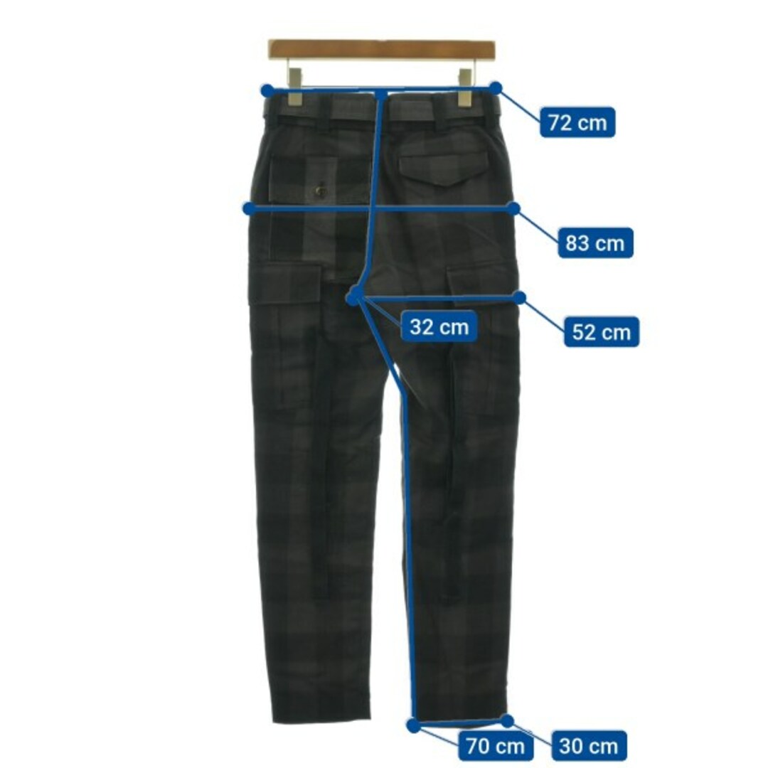 sacai サカイ パンツ(その他) 1(S位) グレーx黒(チェック sacai サカイ パンツ(その他) 1(S位) グレーx黒(チェック