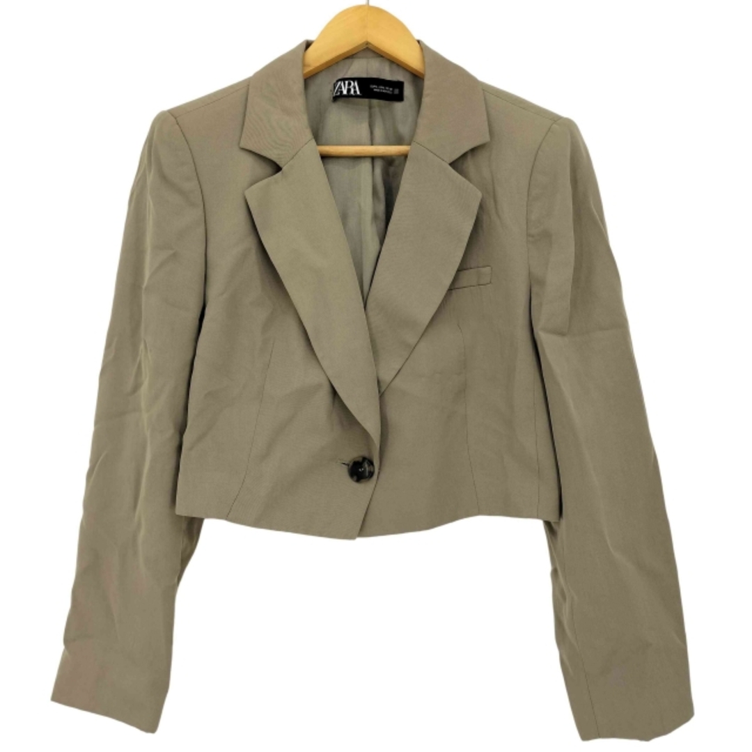 ZARA - ZARA(ザラ) クロップド丈 ブレザー ショート ジャケット ZARA - ZARA(ザラ) クロップド丈 ブレザー ショート ジャケット