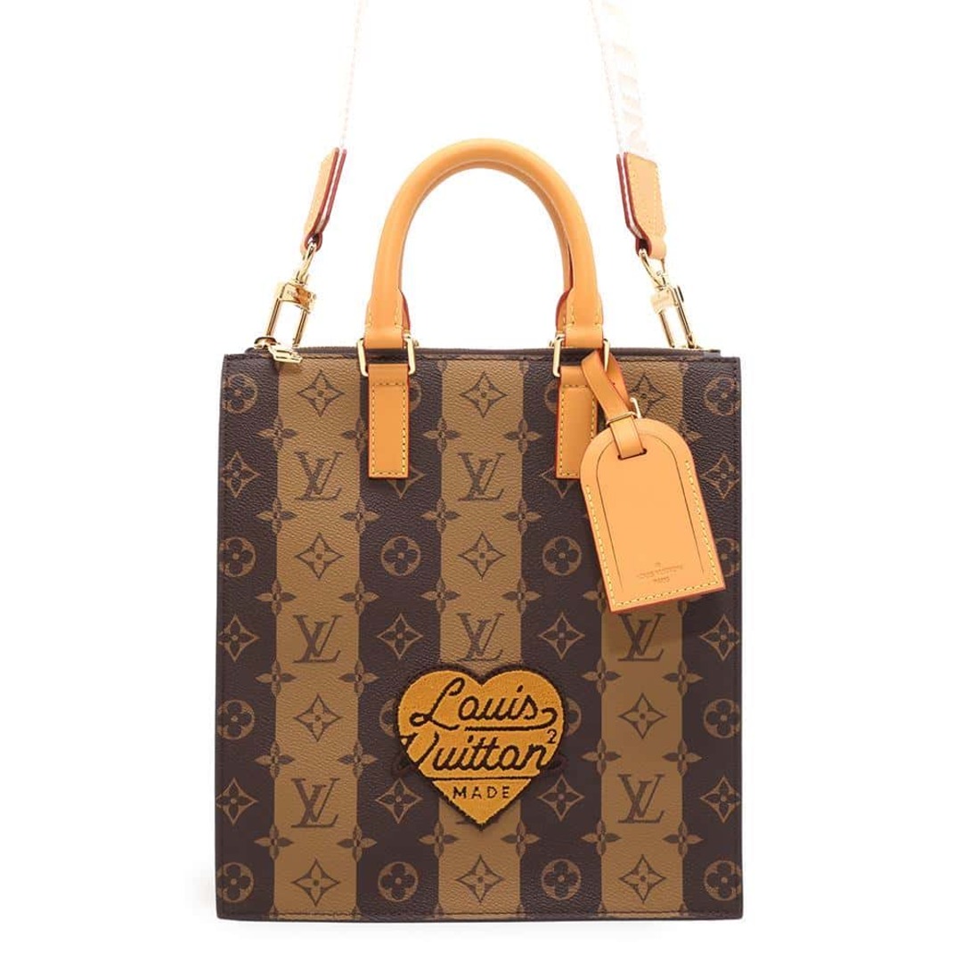 LOUIS VUITTON - ルイヴィトン ハンドバッグ モノグラム・ストライプ サックプラ・メッセンジャー M45969 LOUIS VUITTON 2wayショルダーバッグ  NIGOコラボ