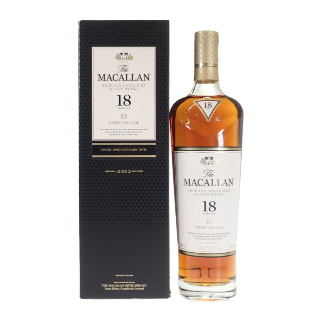 Sランク】サントリー SUNTORY ザ・マッカラン 18年 シングル Sランク】サントリー SUNTORY ザ・マッカラン 18年 シングル