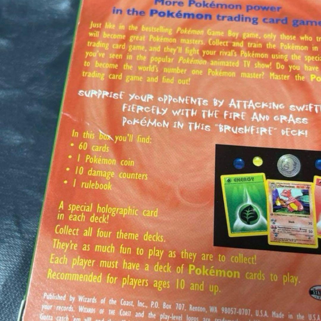 ポケモンカード 旧裏 英語版 テーマデッキ BRUSHFIRE ポケモンカード 旧裏 英語版 テーマデッキ BRUSHFIRE