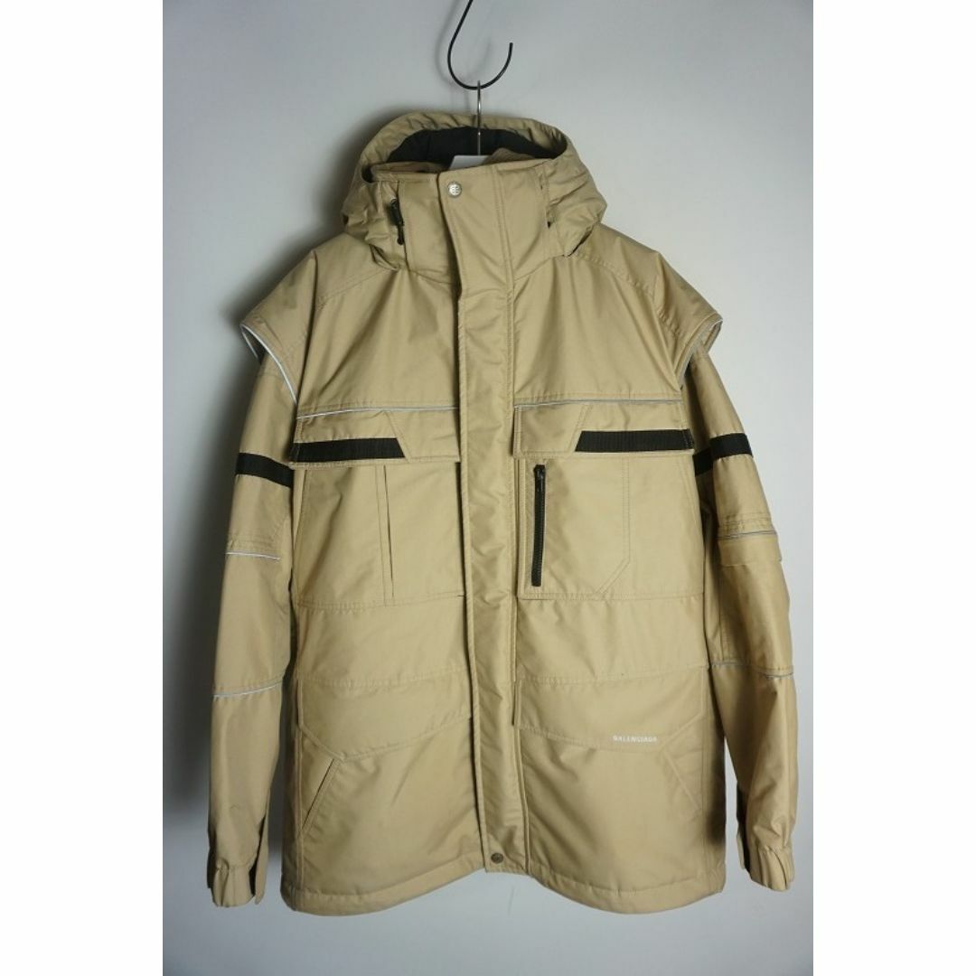 BALENCIAGA - 美品18AW BALENCIAGA レイヤード ジャケット BALENCIAGA - 美品18AW BALENCIAGA レイヤード ジャケット