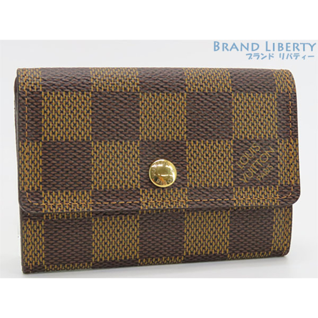 LOUIS VUITTON - 未使用 ルイヴィトン ダミエ ポルト モネ プラ コインケース コンパクト財布 ダークブラウン N61930