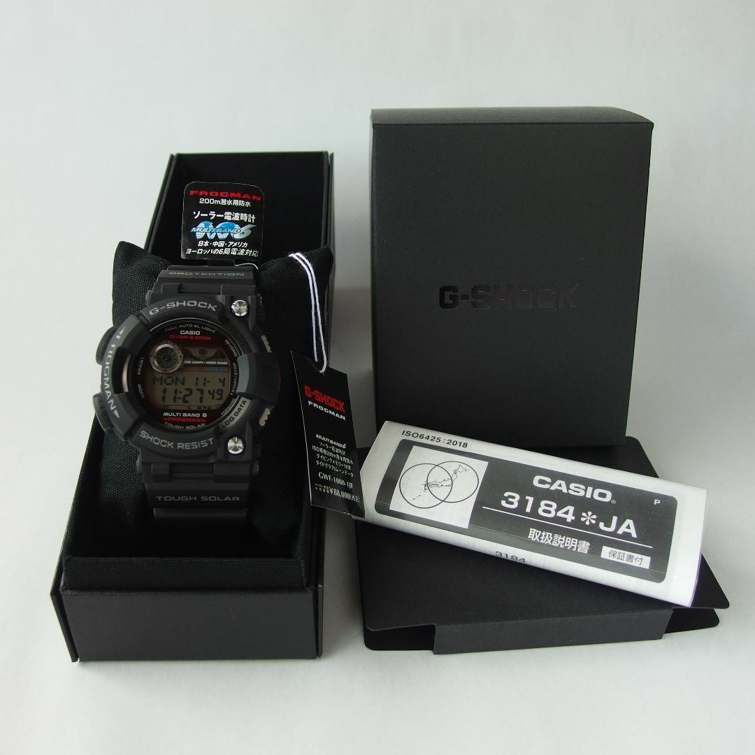 G-SHOCK - 【未使用・送料無料】 フロッグマン GWF-1000-1JF 電波ソーラー