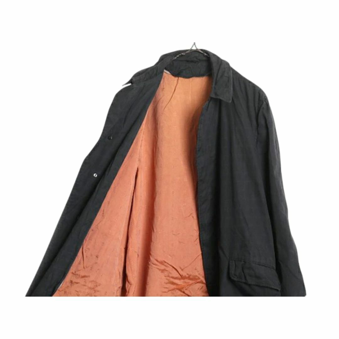 60s チェック ステンカラー ロング コート メンズ S M 程/ 古着 60s チェック ステンカラー ロング コート メンズ S M 程/ 古着