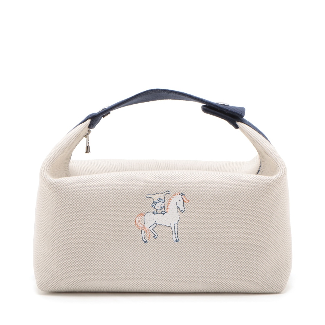 HERMES - エルメス ブリッド ア ブラック GM トワルアッシュ  ネイビー レディ