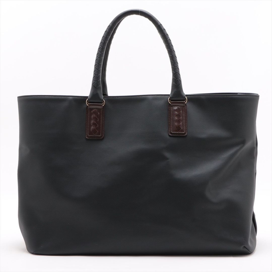 BOTTEGA VENETA - ボッテガヴェネタ マルコポーロ PVC×レザー  ブラック メンズ トート