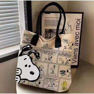 ✅限定商品　SNOOPY　スヌーピー　ポータブルショルダーバック　トートバッグ(トートバッグ)