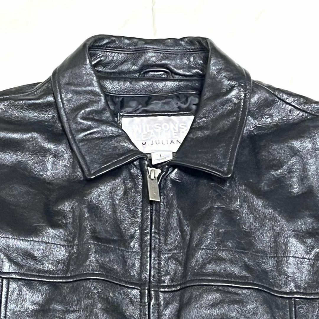 美品】ウィルソンズレザー レザーライダースジャケット