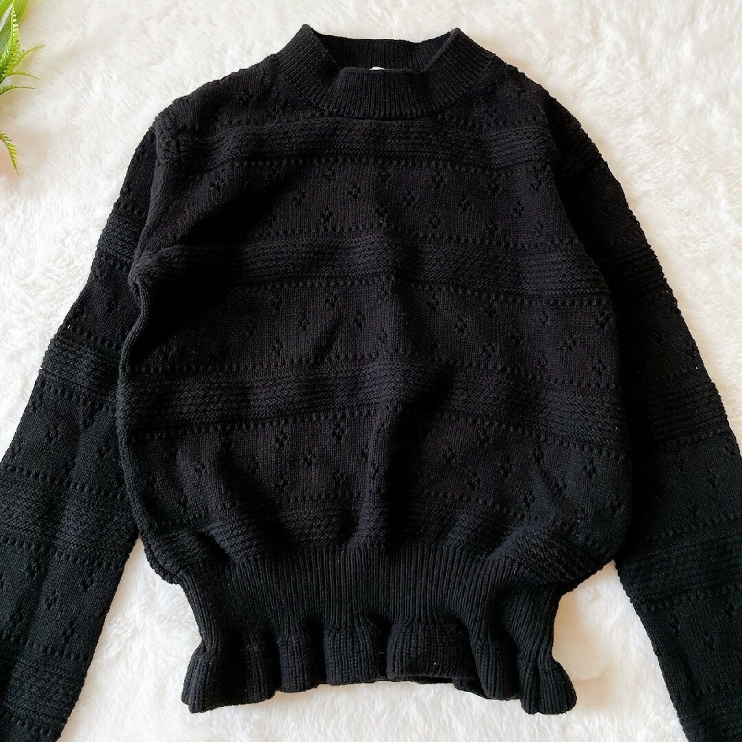 美品 Gypsohila ジプソフィア Floret Cotton Knit トップス 美品 Gypsohila ジプソフィア Floret Cotton Knit トップス