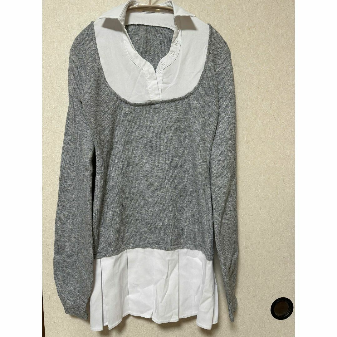 Andmary Demi layered mini dress gray Andmary Demi layered mini dress gray