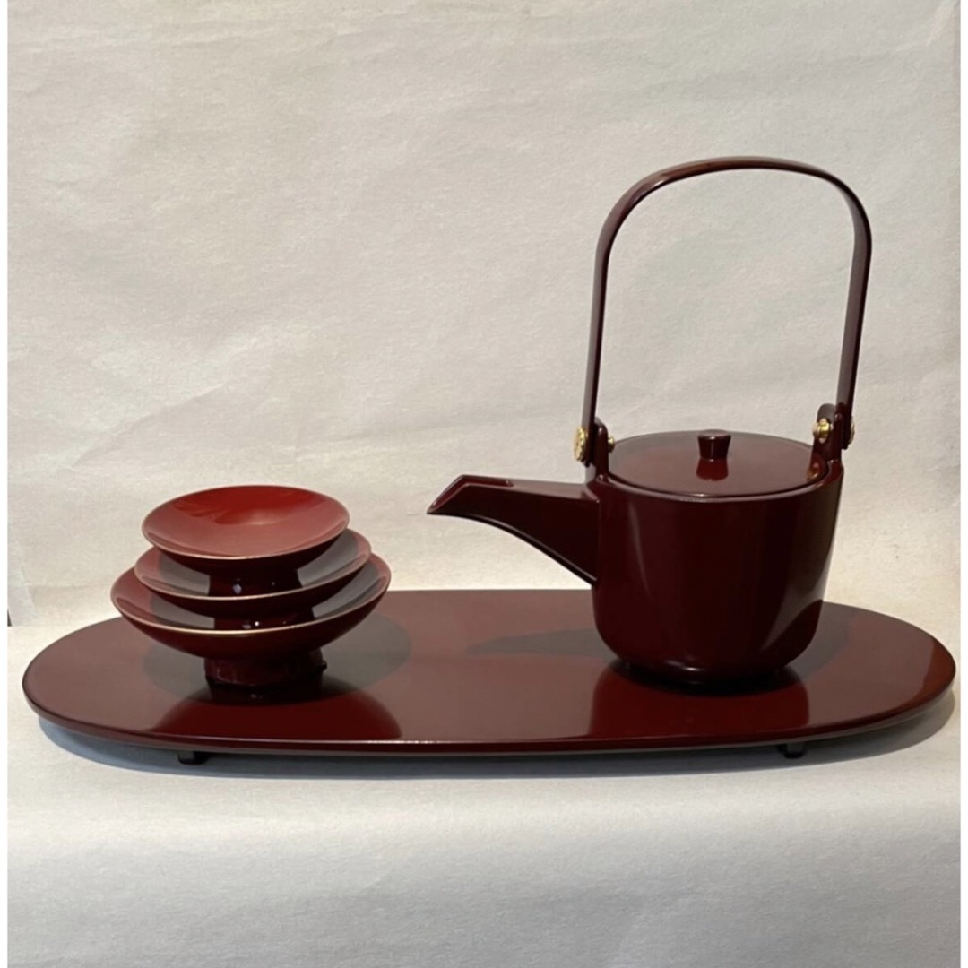 越前漆器□越前塗 屠蘇器 小判尺 2 古代朱☆国産☆本 越前漆器□越前塗 屠蘇器 小判尺 2 古代朱☆国産☆本