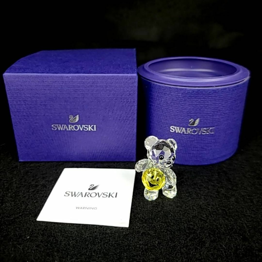 SWAROVSKI - ・美品・スワロフスキー クリスベア スマイル 置物 SWAROVSKI - ・美品・スワロフスキー クリスベア スマイル 置物
