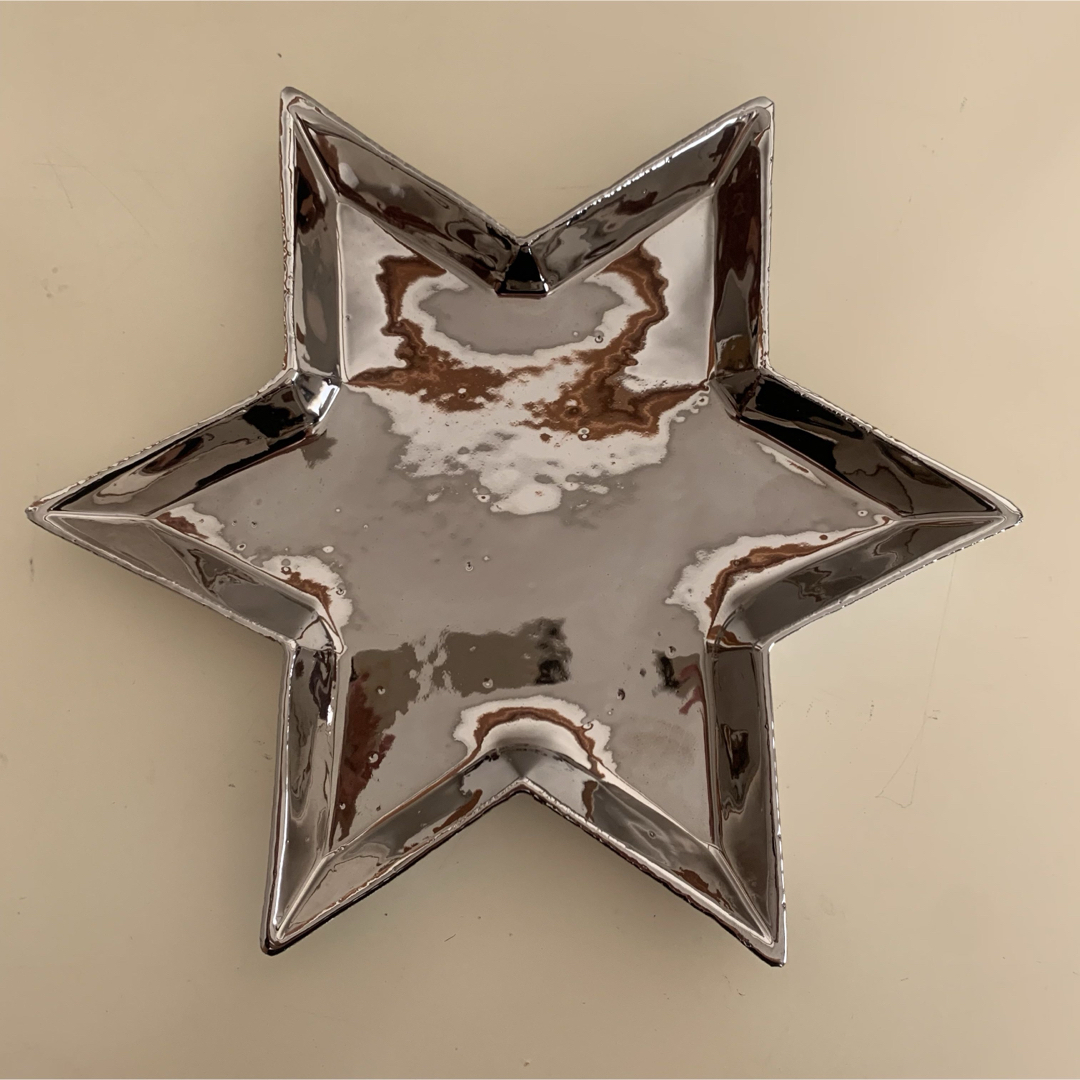 Astier de Villatte Etoile プレート Platinum 食器 Astier de Villatte Etoile プレート Platinum 食器