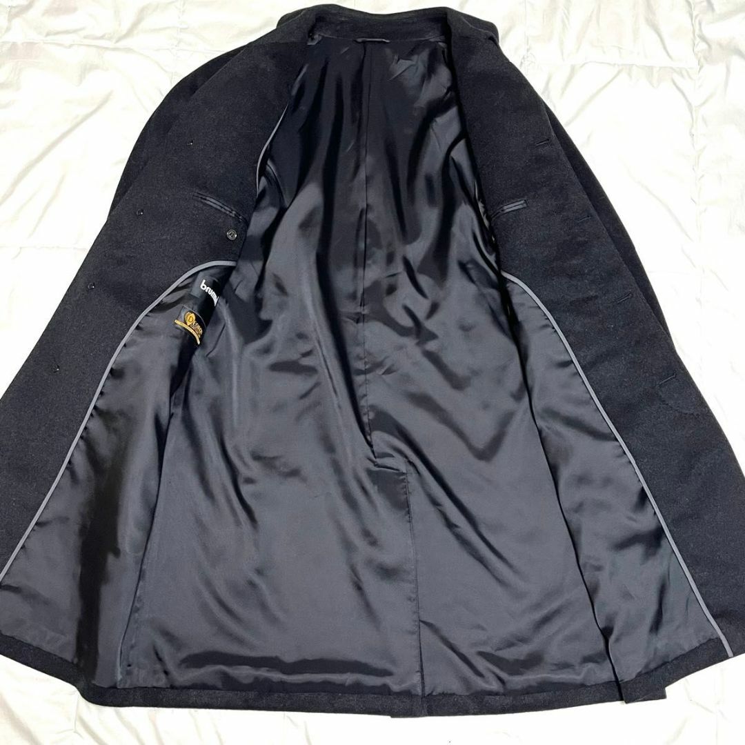 未使用級】ブランメル ロングステンカラーコート カシミヤ100% L 未使用級】ブランメル ロングステンカラーコート カシミヤ100% L