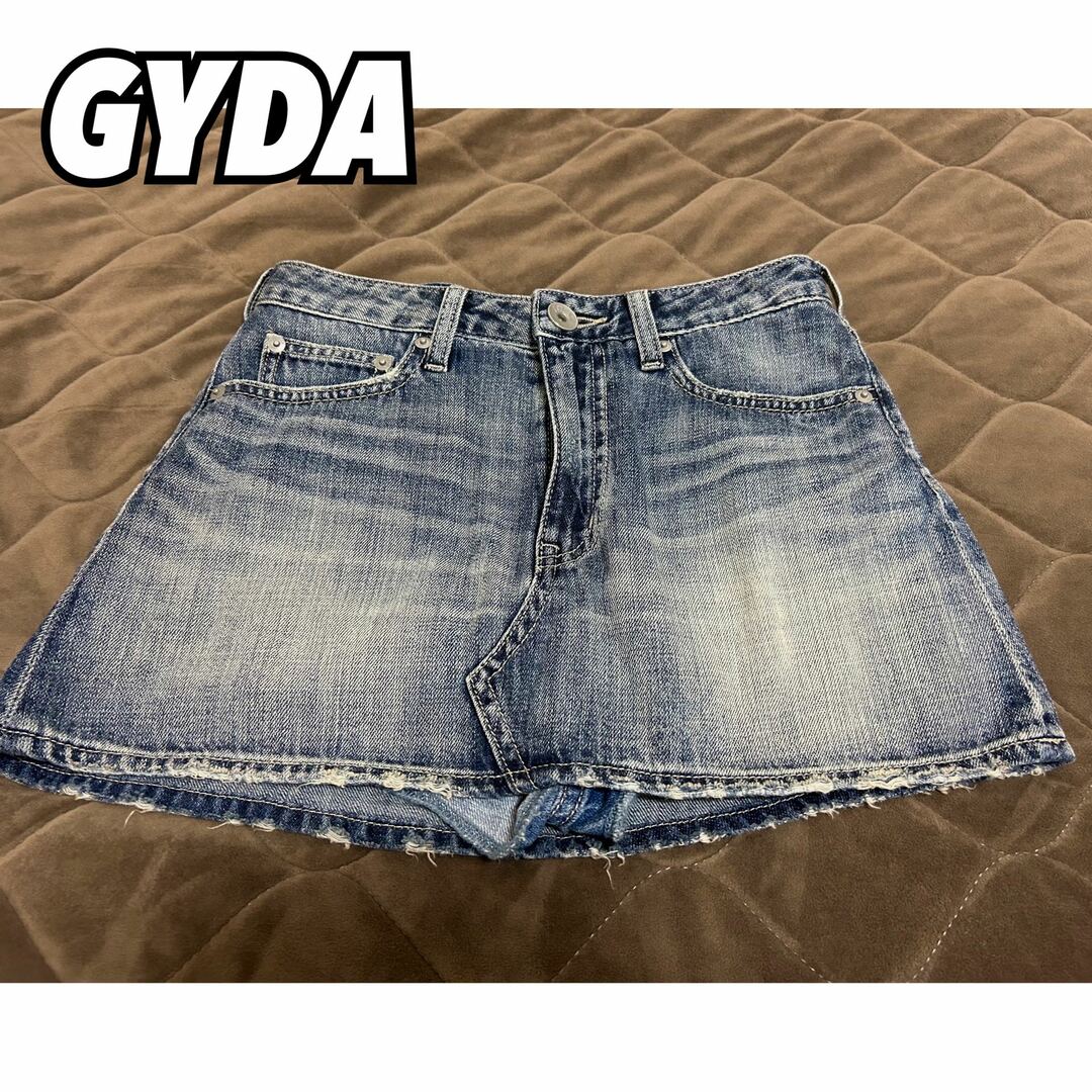 GYDA - gyda デニムミニスカートの通販 by amo's shop GYDA - gyda デニムミニスカートの通販 by amo's shop