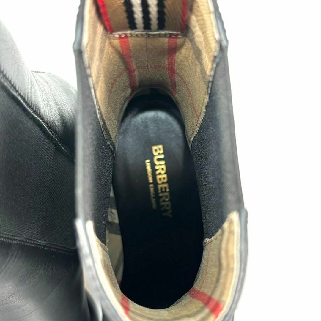 BURBERRY - BURBERRY バーバリー ブーツ ノバチェック ヒール