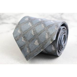 ジョルジオアルマーニ(GIORGIO ARMANI)のジョルジオアルマーニ ブランド ネクタイ チェック柄 シルク イタリア製 PO メンズ ライトグレー GIORGIO ARMANI(ネクタイ)