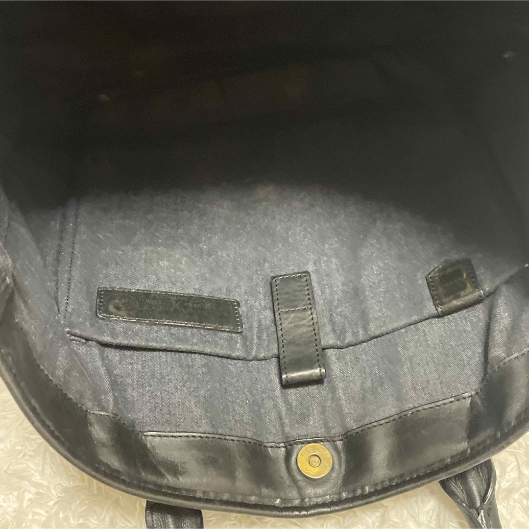 DIESEL 本革 内側デニム ブレイブマン 特大 トートバッグ 肩掛け DIESEL 本革 内側デニム ブレイブマン 特大 トートバッグ 肩掛け