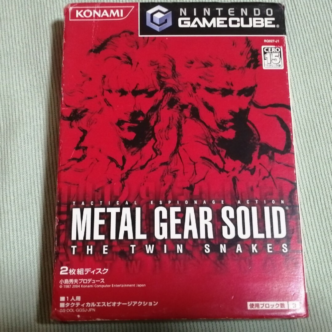 ゲームキューブ メタルギアソリッド ツインスネークス ゲームキューブ メタルギアソリッド ツインスネークス