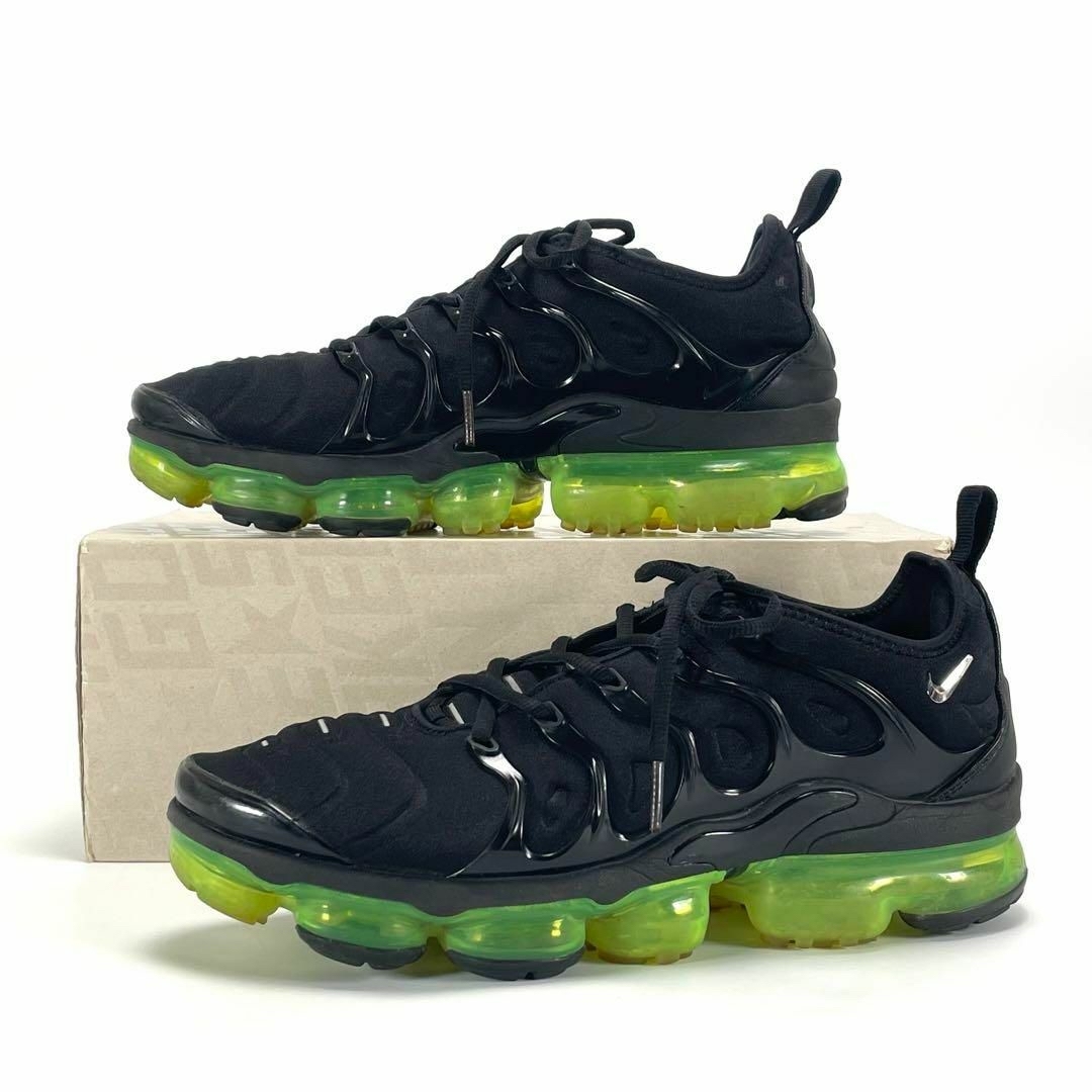 希少品 NIKE AIR VAPORMAX PLUS 27cm ナイキ ブラック 希少品 NIKE AIR VAPORMAX PLUS 27cm ナイキ ブラック