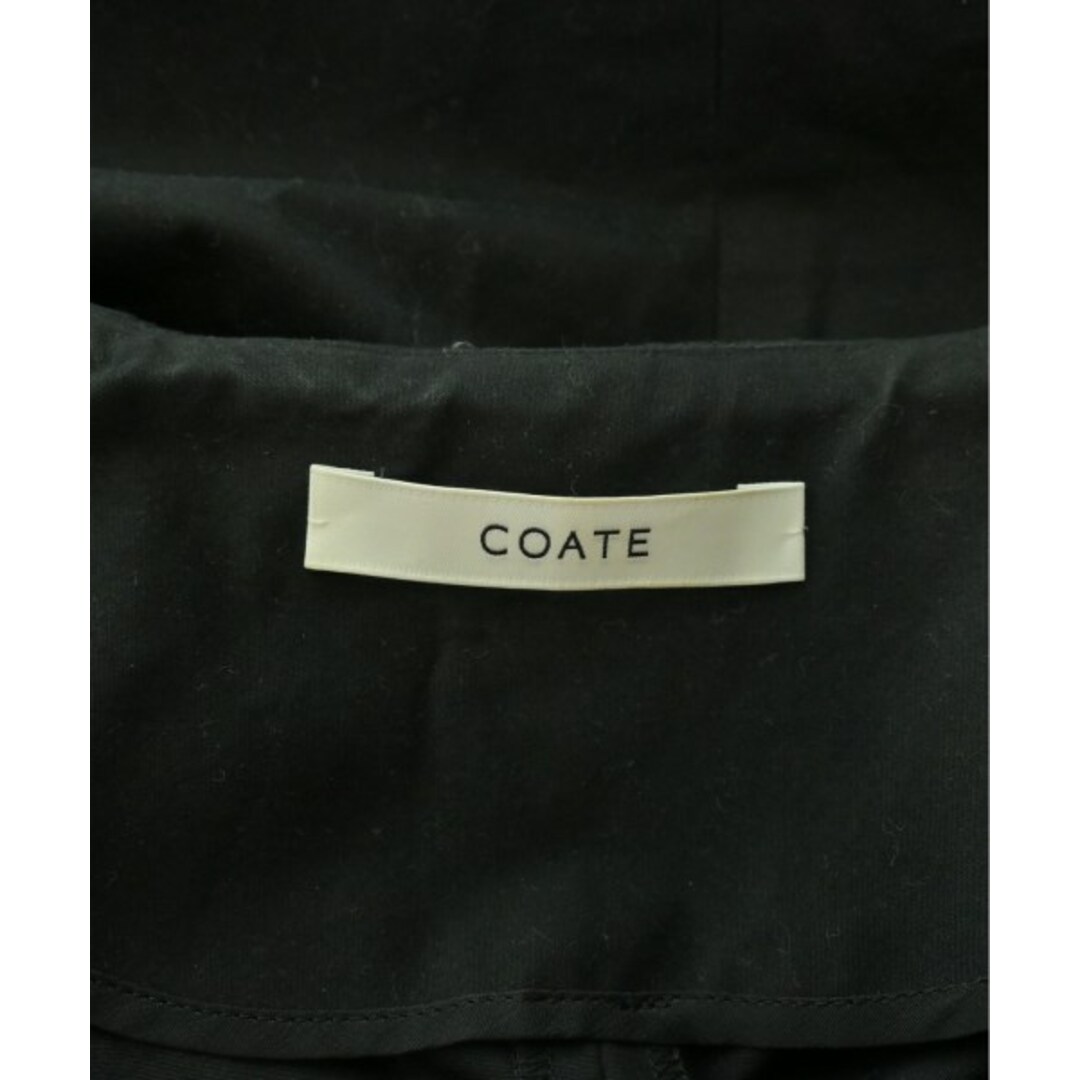 COATE コート ブラウス 38(M位) 黒 【古着】【中古】の通販 by