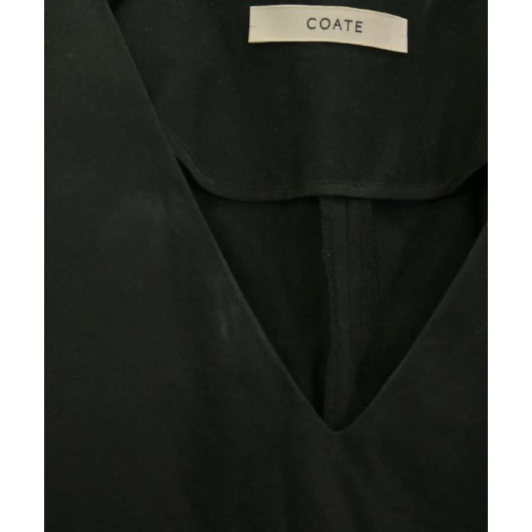 COATE コート ブラウス 38(M位) 黒 【古着】【中古】の通販 by