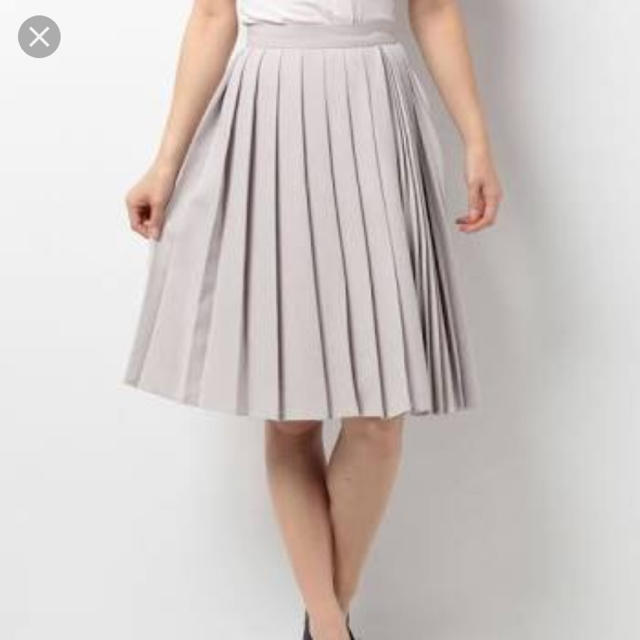 LagunaMoon(ラグナムーン)のコンビネーションプリーツスカート レディースのスカート(ひざ丈スカート)の商品写真