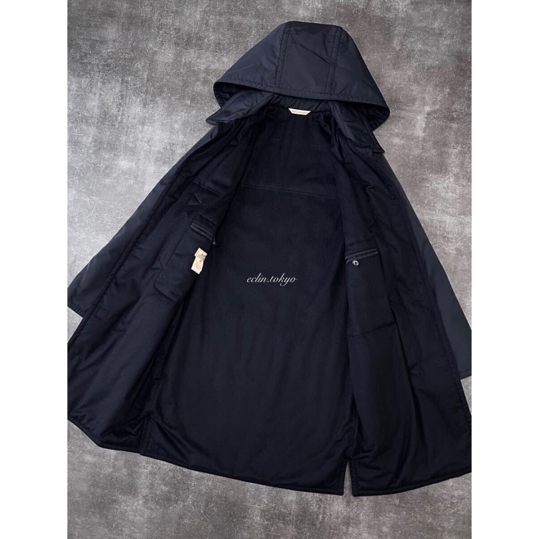 HERMES - HERMES 《裏地カシミヤウール》防風防塵 ダッフル HERMES - HERMES 《裏地カシミヤウール》防風防塵 ダッフル