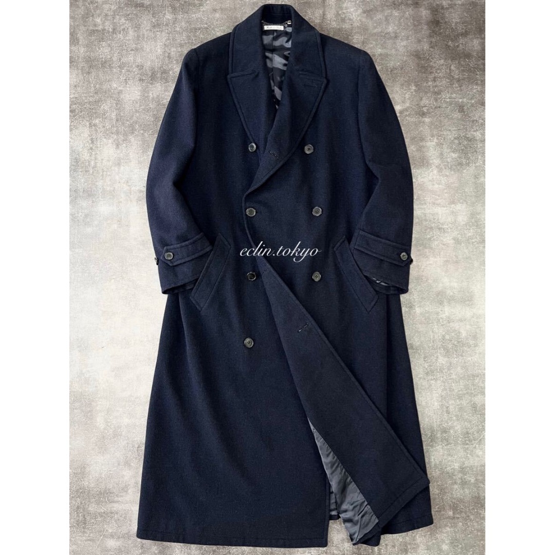 HERMES - HERMES 《超ロングシルエット》カシミヤ100% トレンチ HERMES - HERMES 《超ロングシルエット》カシミヤ100% トレンチ