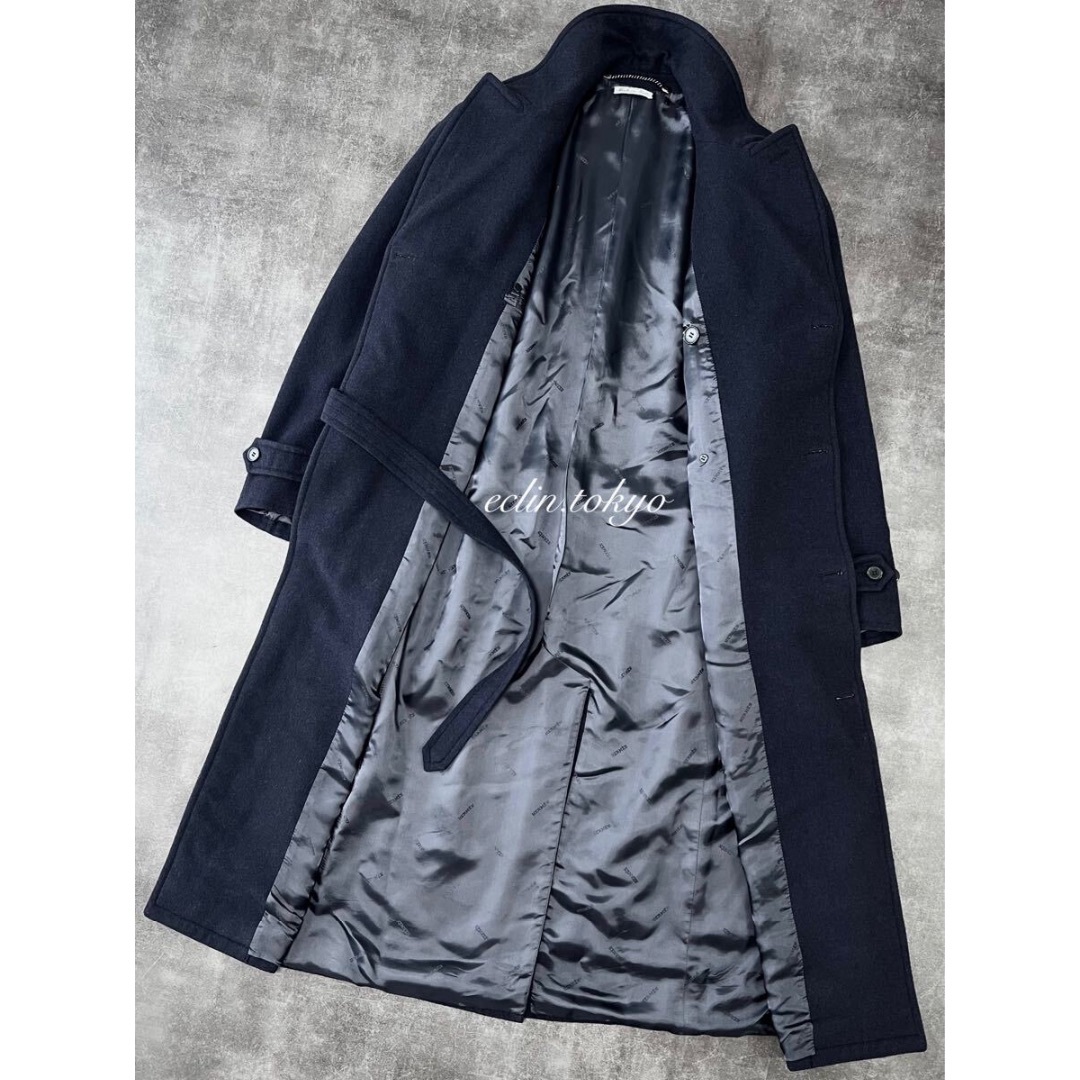 HERMES - HERMES 《超ロングシルエット》カシミヤ100% トレンチ HERMES - HERMES 《超ロングシルエット》カシミヤ100% トレンチ