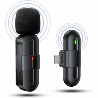 ⭐️ピンマイク ワイヤレス 360°集音 瞬時接続 スマホ用 ピンマイク⭐️