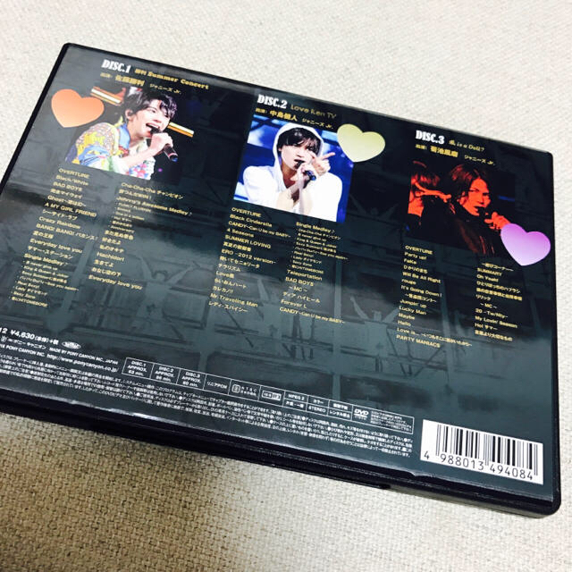 Sexy Zone(セクシー ゾーン)のSummer Paradise in TDC(Disc2.3のみ)   DVD インテリア/住まい/日用品の収納家具(CD/DVD収納)の商品写真