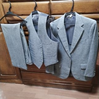 ブルックスブラザーズ(Brooks Brothers)のブルックスブラザーズ 3ピース スーツ グレー メンズ A5Mサイズ(セットアップ)