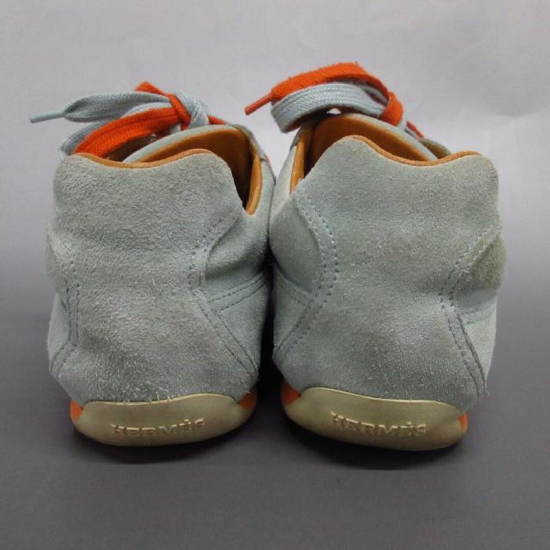 HERMES(エルメス) スニーカー 36 1/2 - ライトブルー×オレンジ HERMES(エルメス) スニーカー 36 1/2 - ライトブルー×オレンジ